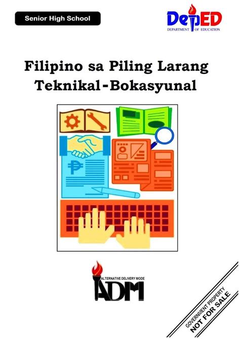 Filipino sa Piling Larang Teknikal.